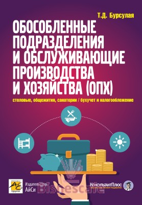 Обособленные подразделения и обслуживающие производства и хозяйства (ОПХ): столовые, общежития, санатории и другие непроизводственные подразделения