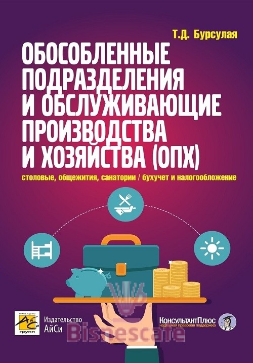 Обособленные подразделения и обслуживающие производства и хозяйства (ОПХ): столовые, общежития, санатории и другие непроизводственные подразделения